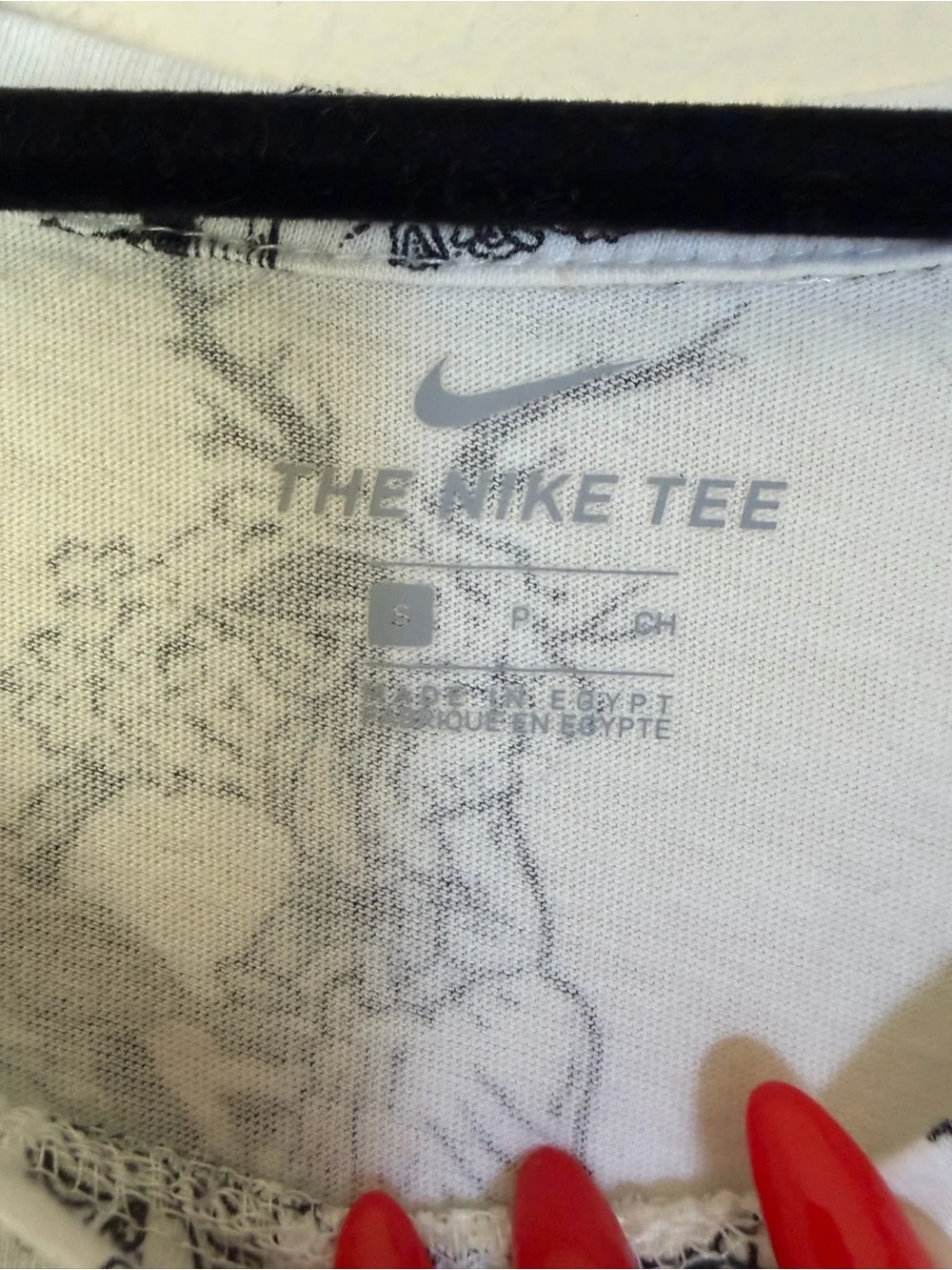 Nike Skeleton Toile Print Athletic Tank, Size Small, Halloween Spooky